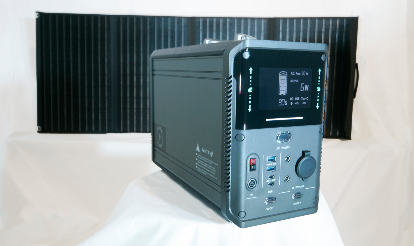 Gron Zone GZ1000-virta-asema ja SD140-aurinkopaneeli 140W